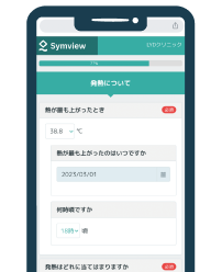 WEB問診画面